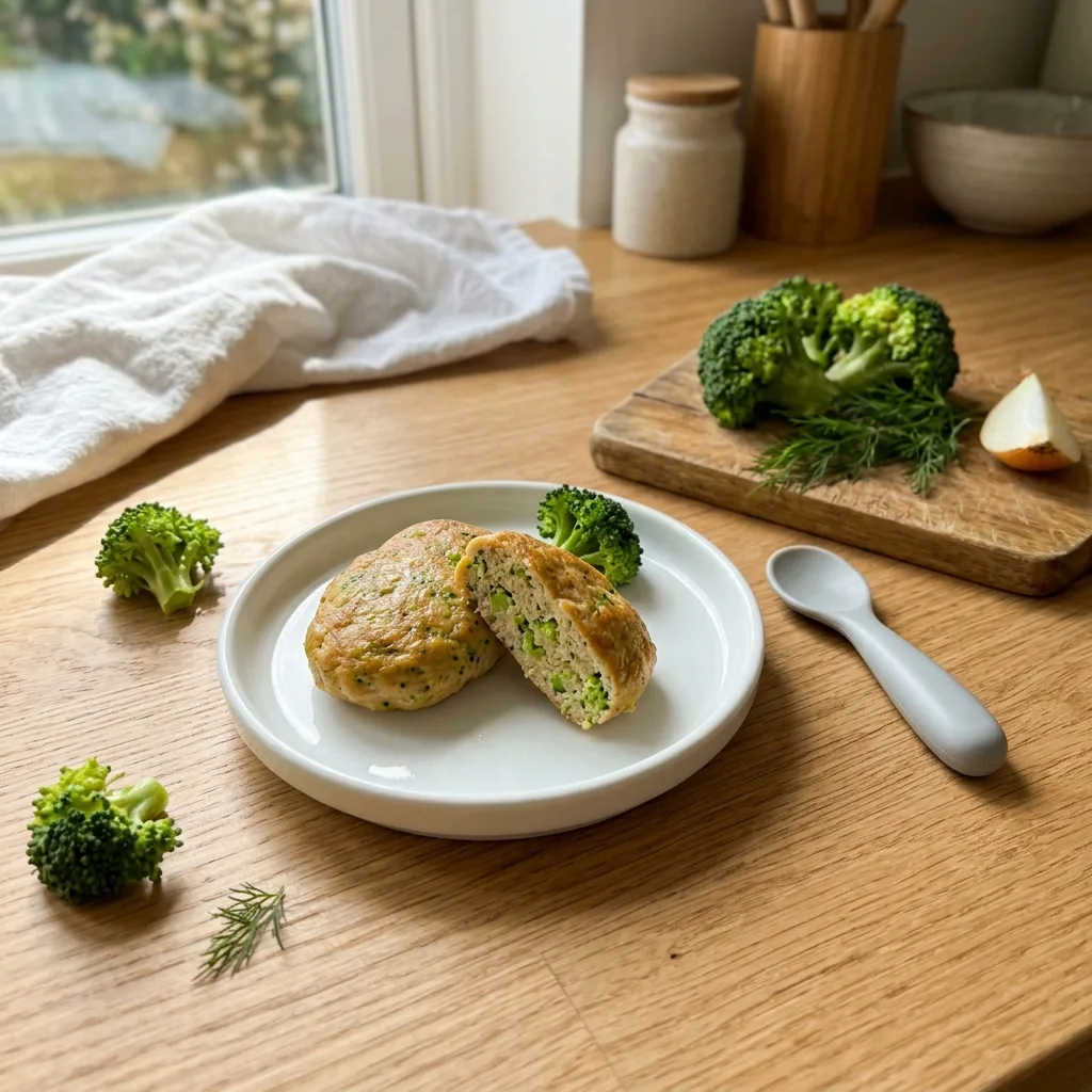 Паровые котлетки из кролика с брокколи для детей 1–2 лет