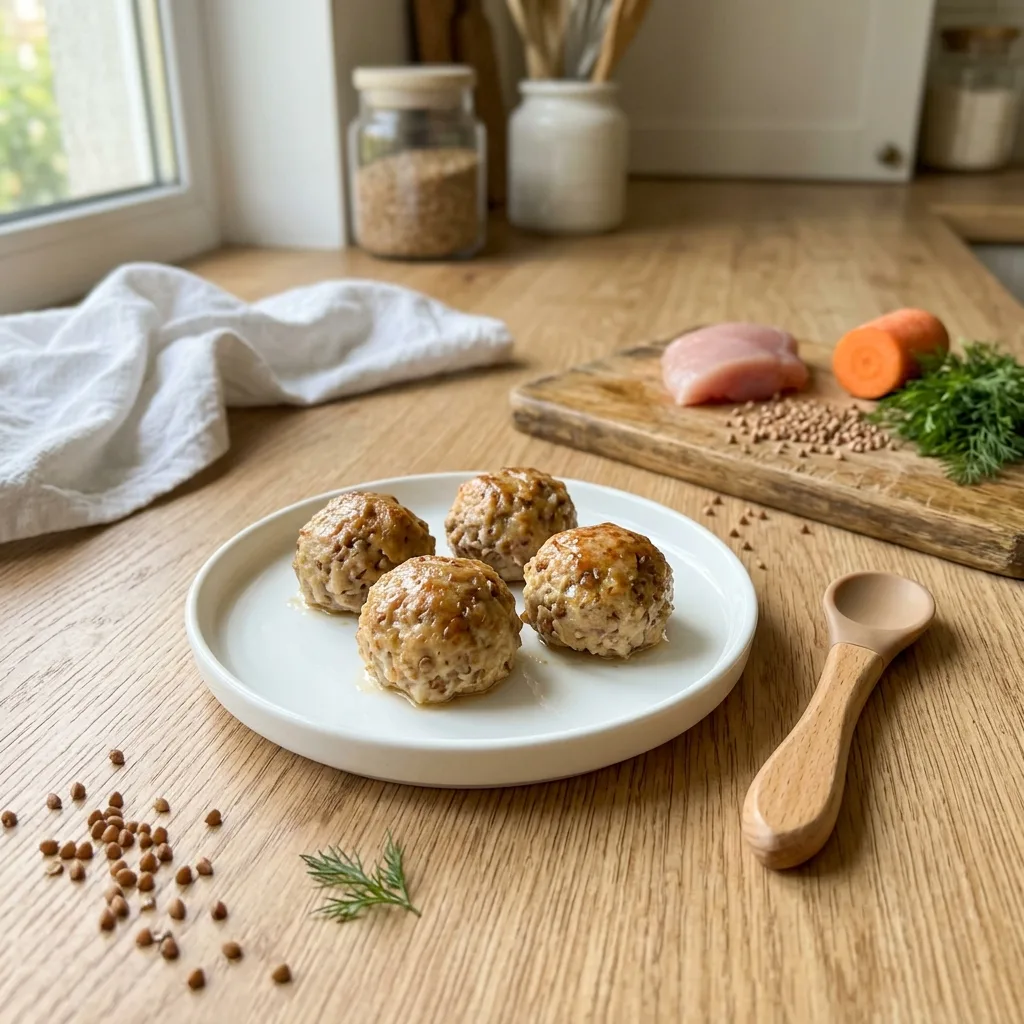 Тефтели из индейки с гречкой в духовке