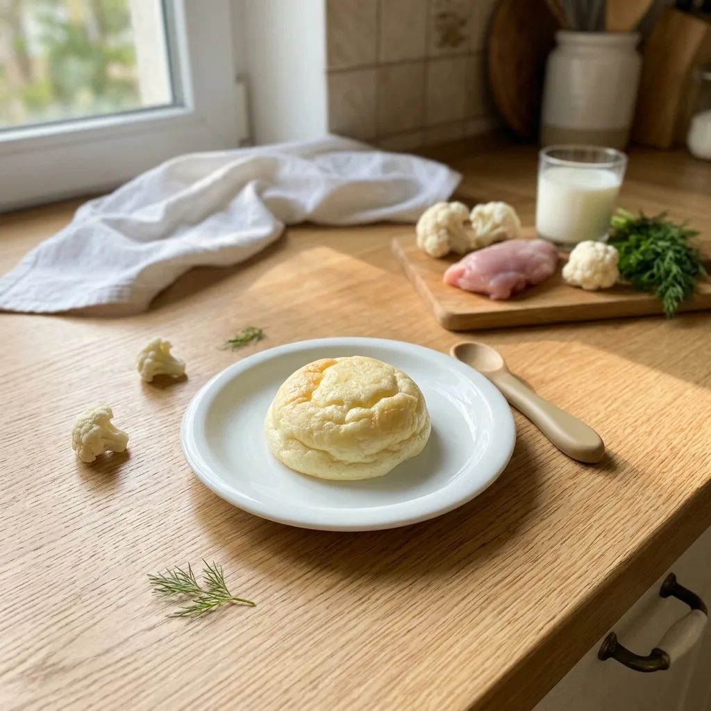 Суфле из кролика с цветной капустой